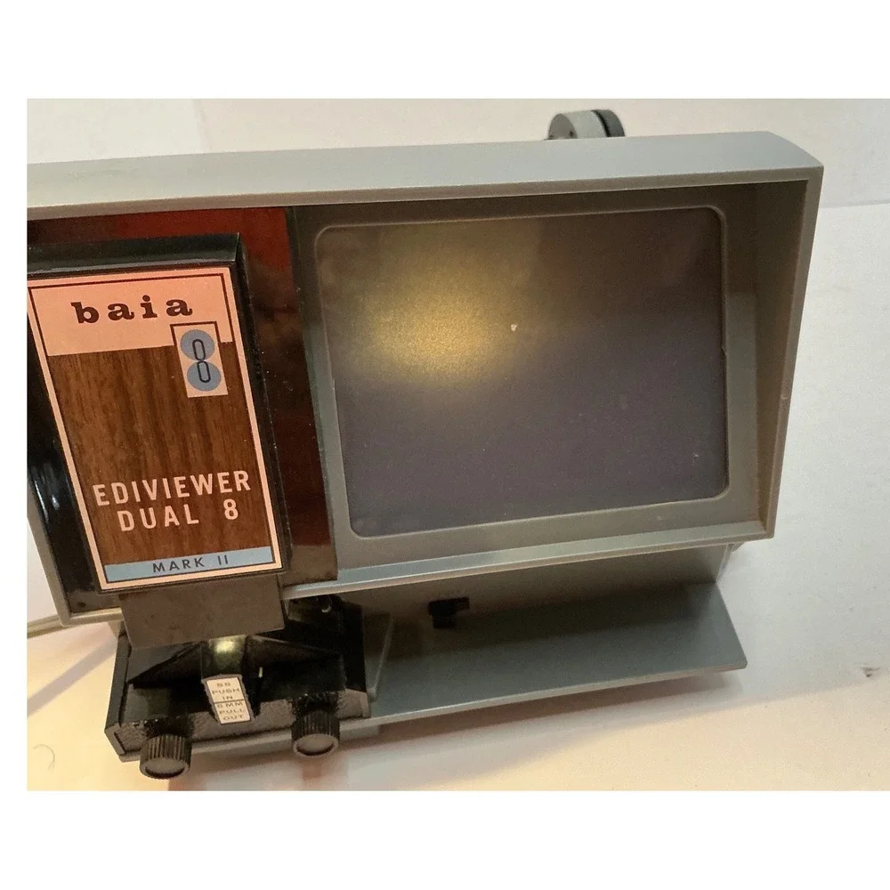 Baia Vintage Ediviewer‎ II Dual 8 Mark II Movie Film Editor Super 8 Regular 8mm